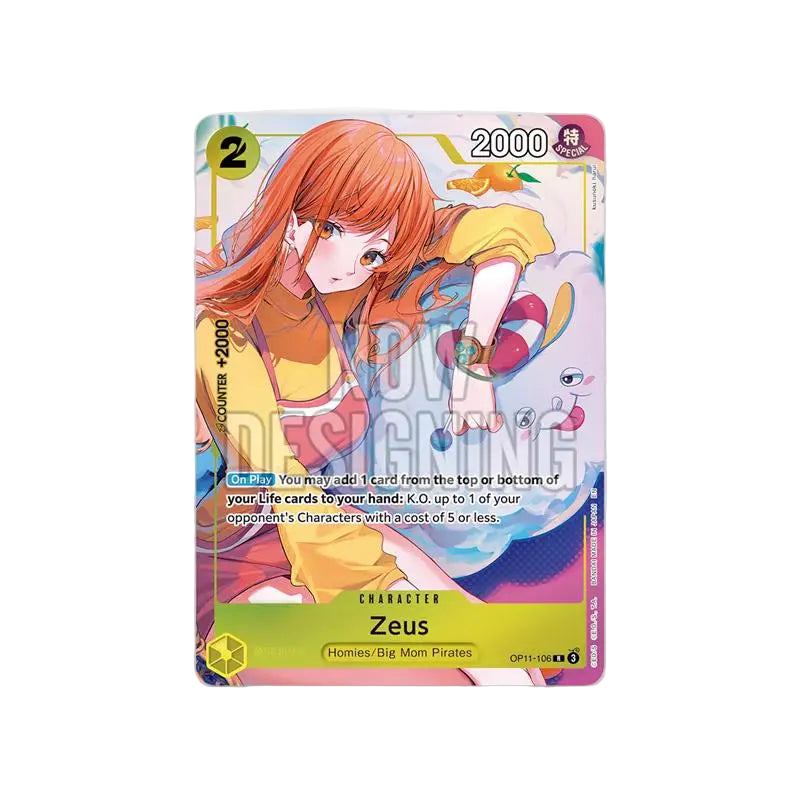 ENG One Piece Bandai Official Playmat Games Fest 24-25 Nami Zeus