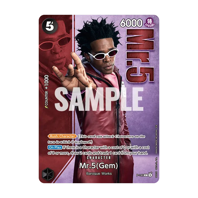 ENG OP Premium Card Collection Live Action Edition Vol.2 Baroque Works