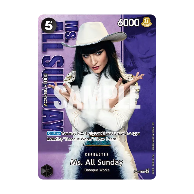 ENG OP Premium Card Collection Live Action Edition Vol.2 Baroque Works